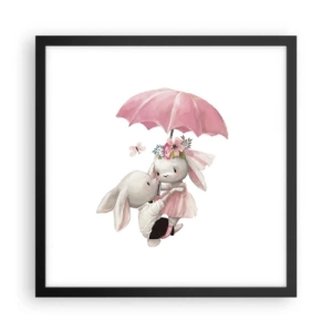 Poster in black frame - This Is Love - 40x40 cm