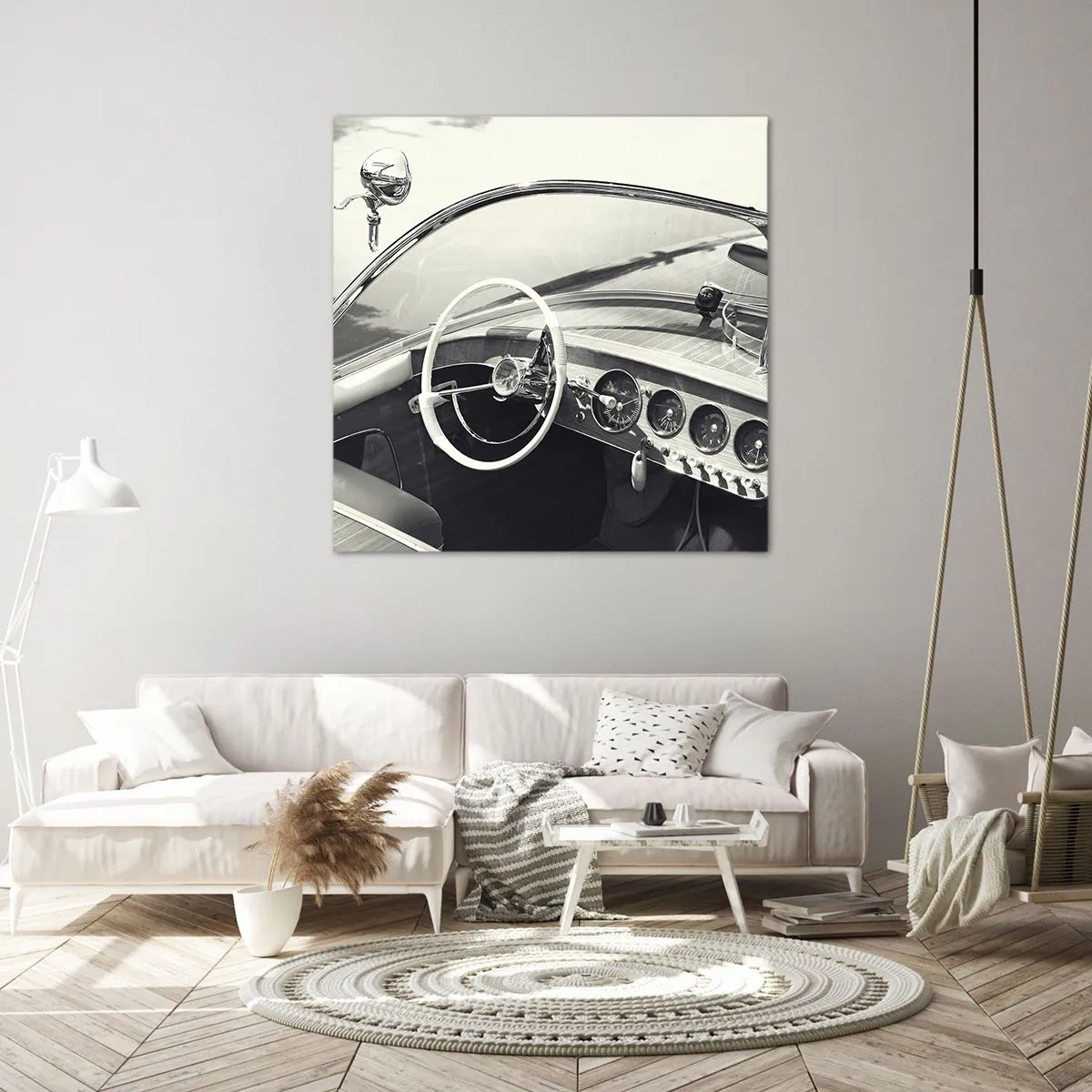 Canvas picture - Weather for the Rich - 40x40 cm