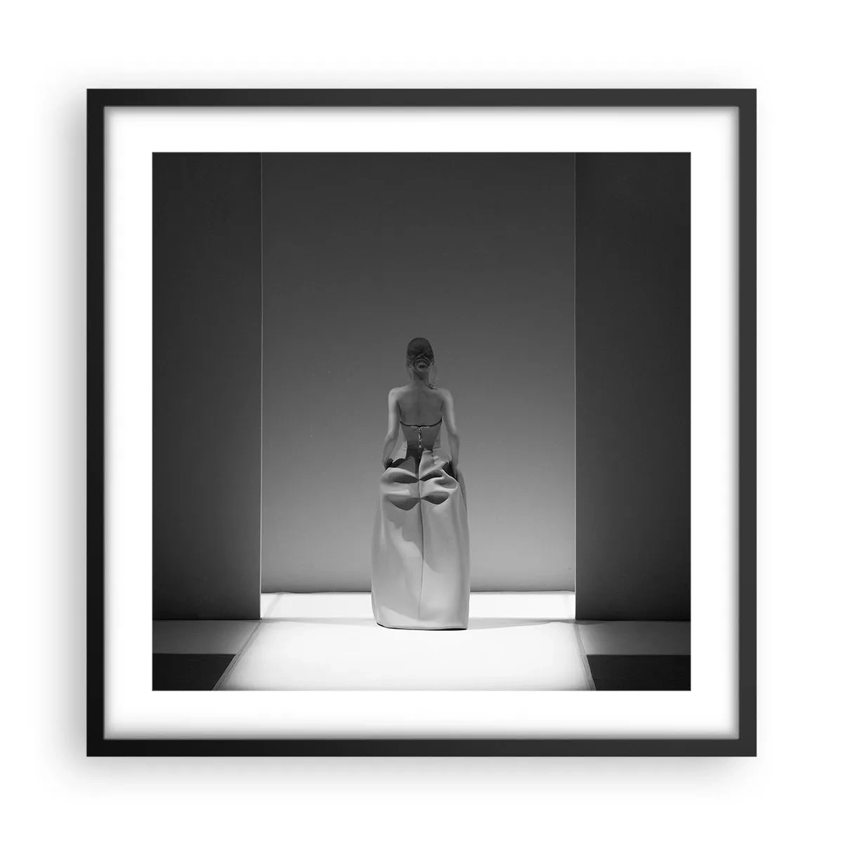 Poster in black frame - Refined Simplicity - 50x50 cm