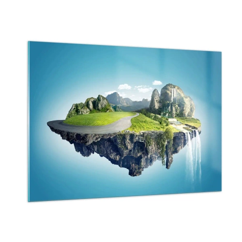 Glass picture - Fantastic Island - 100x70 cm