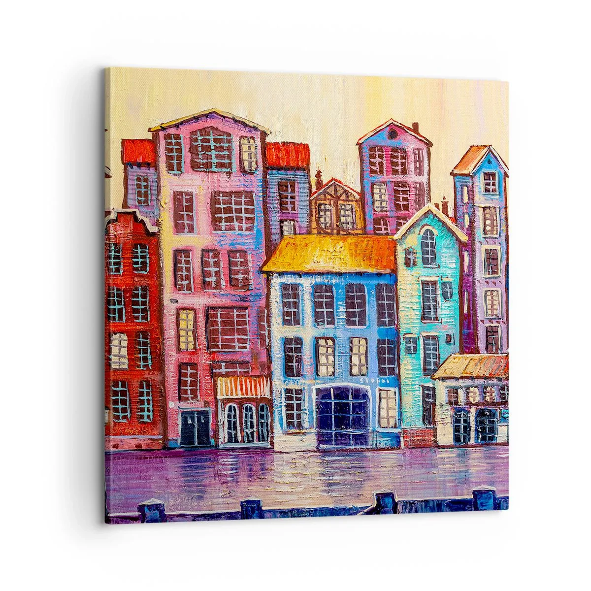 Canvas picture - City Like From a Fairytale - 60x60 cm