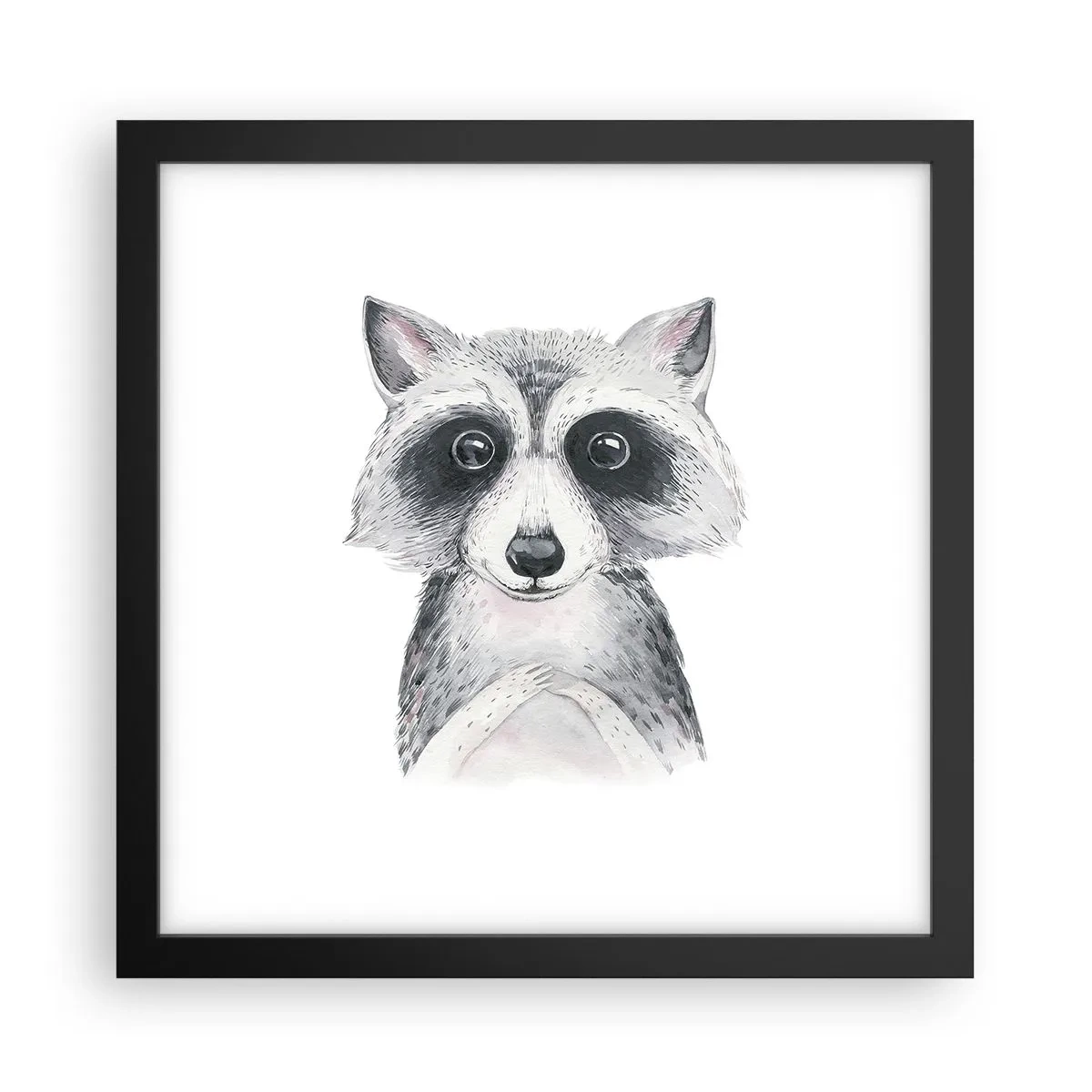 Poster in black frame - Emotional Moment - 30x30 cm