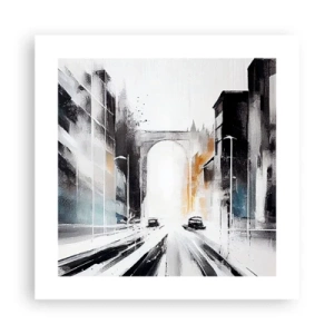 Poster - Study of a City: Architecture and Movement - 40x40 cm