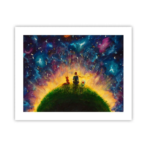 Poster - Love and Friendship - Whole World - 50x40 cm