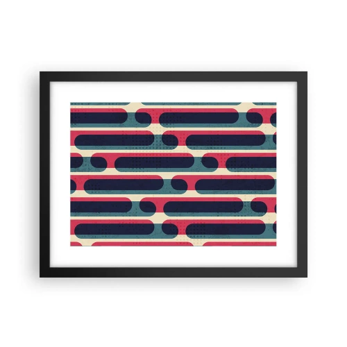Poster in black frame - Inwards and Forwards - 40x30 cm