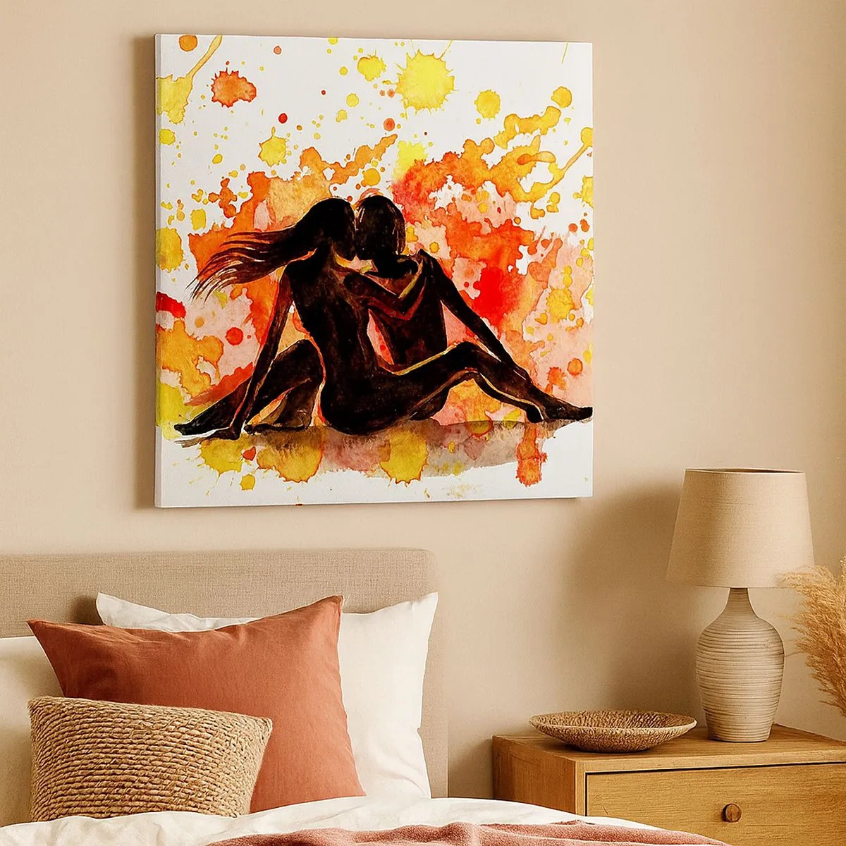 Canvas picture - And There Was Light - 30x30 cm