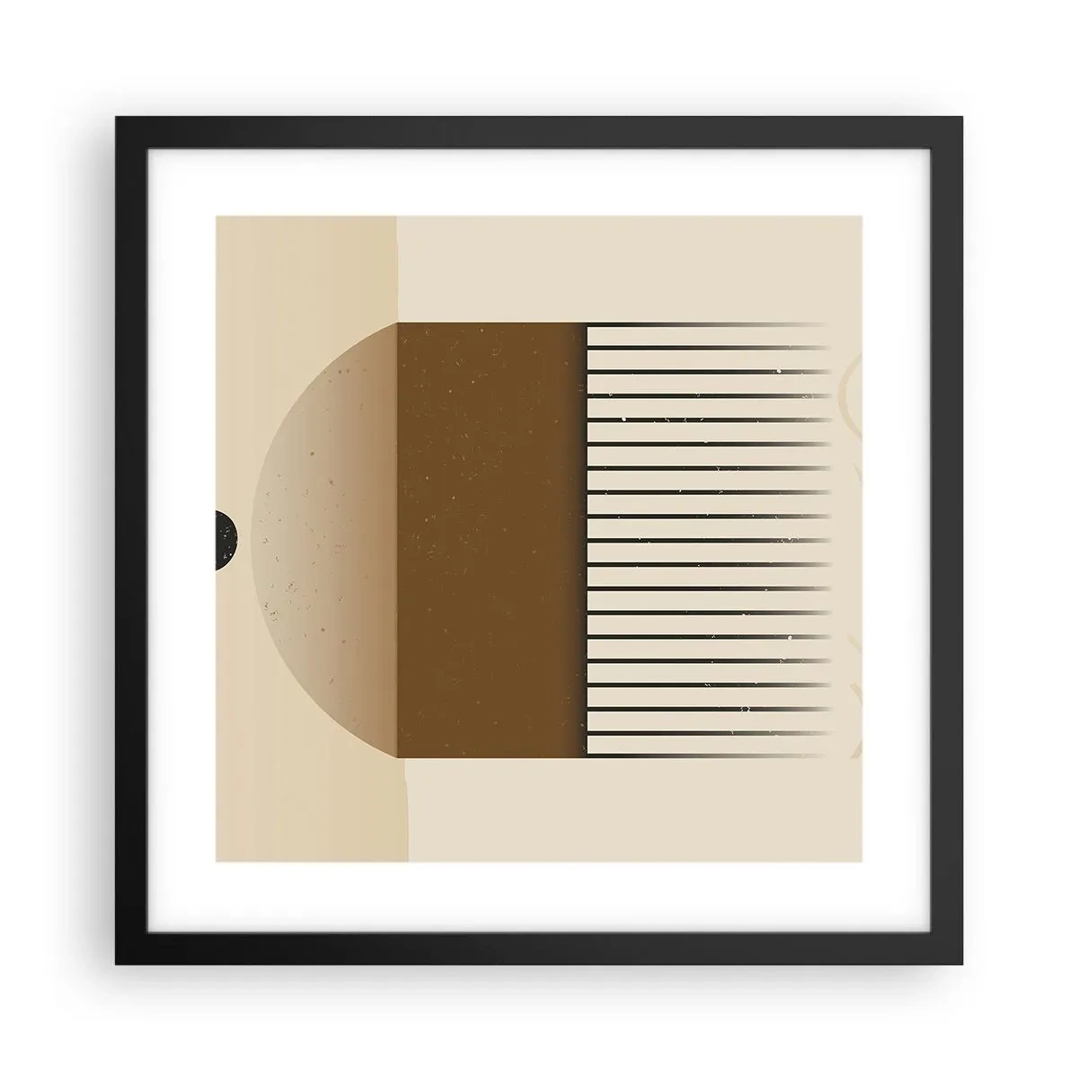 Poster in black frame - Different States - 40x40 cm