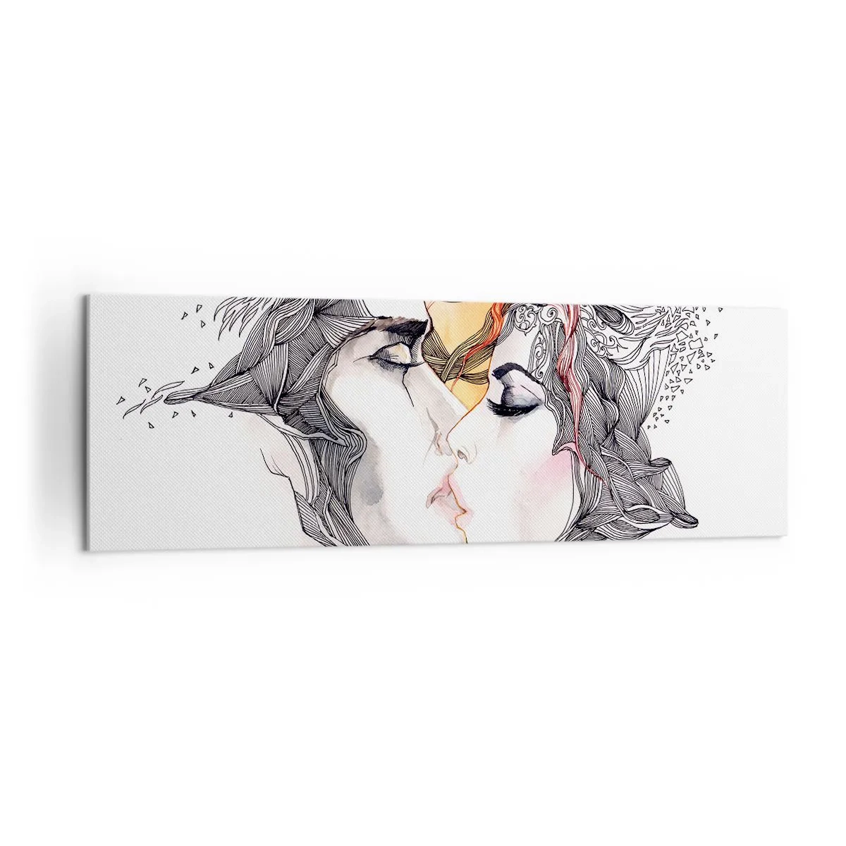 Canvas picture - World Does Not Exist - 160x50 cm