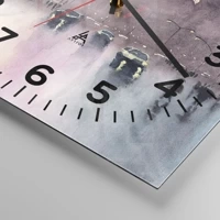 Clock face with numbers