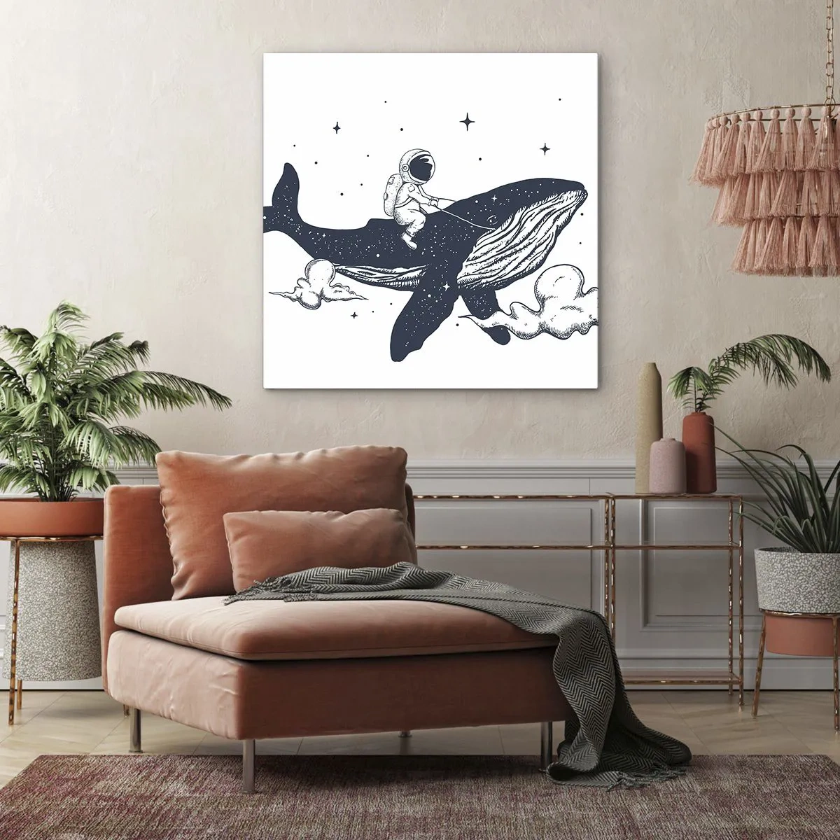 Canvas picture - Space Adventure - 40x40 cm