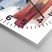 Clock face with numbers