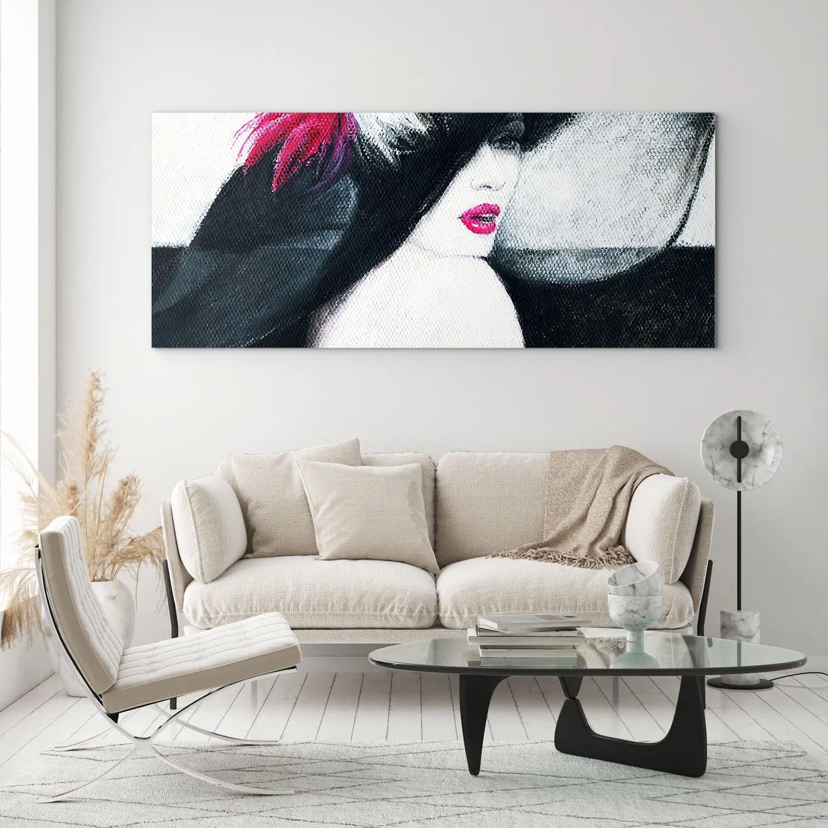 Glass picture - Always a Secret - 90x30 cm