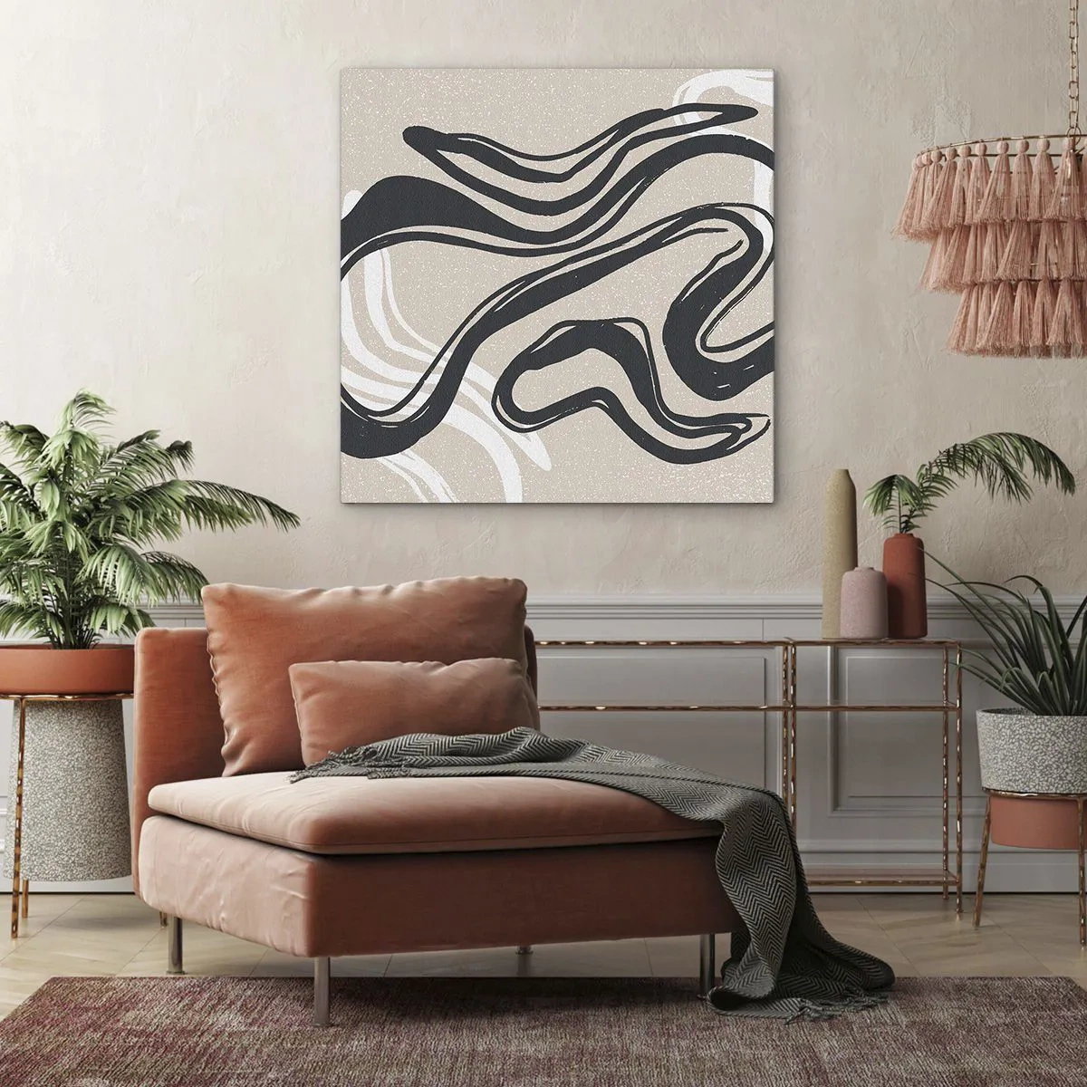 Canvas picture - Multiplied Expression - 50x50 cm