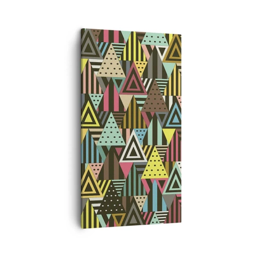 Canvas picture - In Rhythm on Three - 45x80 cm