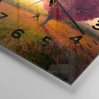 Clock face with numbers