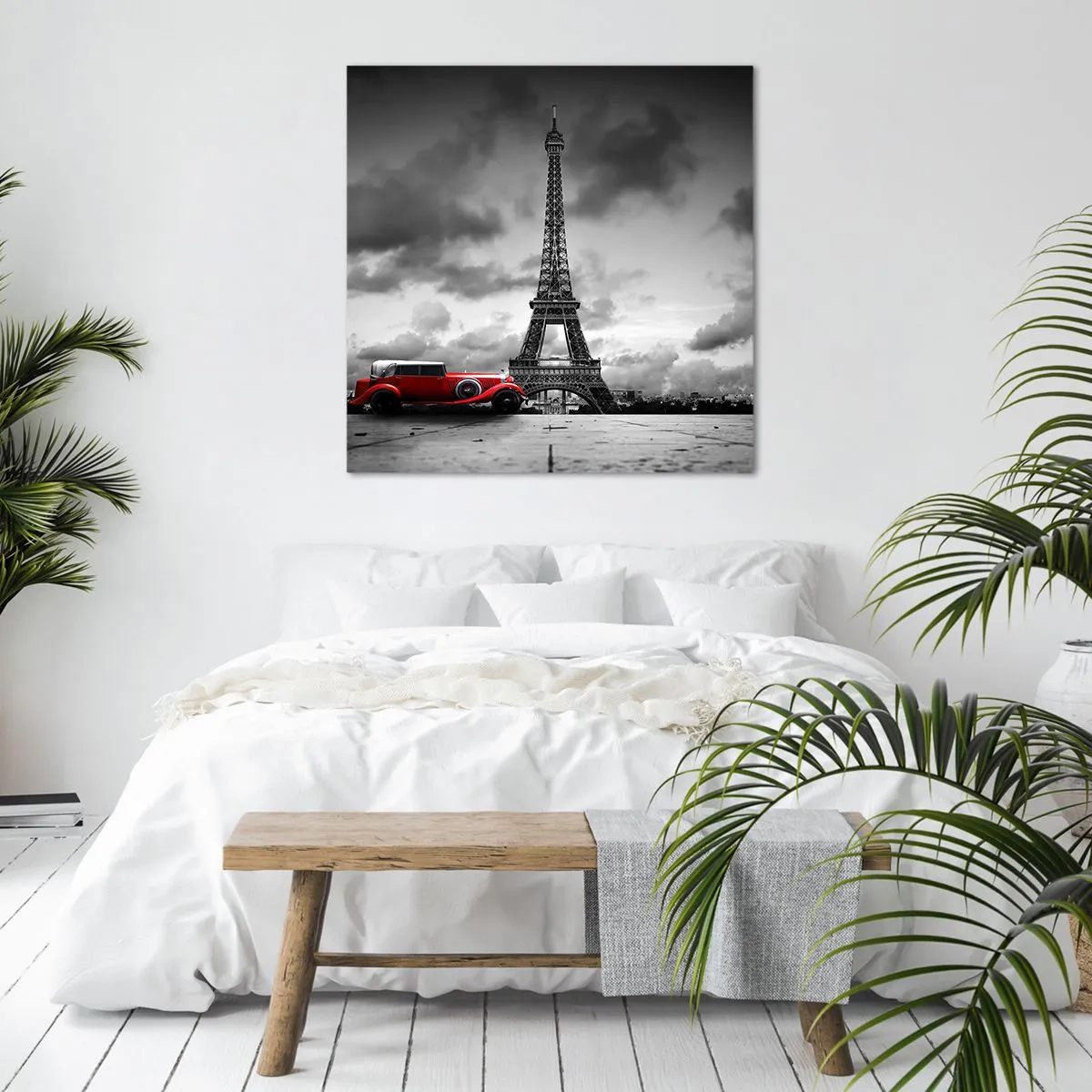 Canvas picture - Not So Long Ago in Paris - 70x70 cm