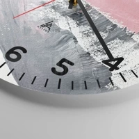 Clock face with numbers