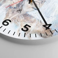 Clock face with numbers