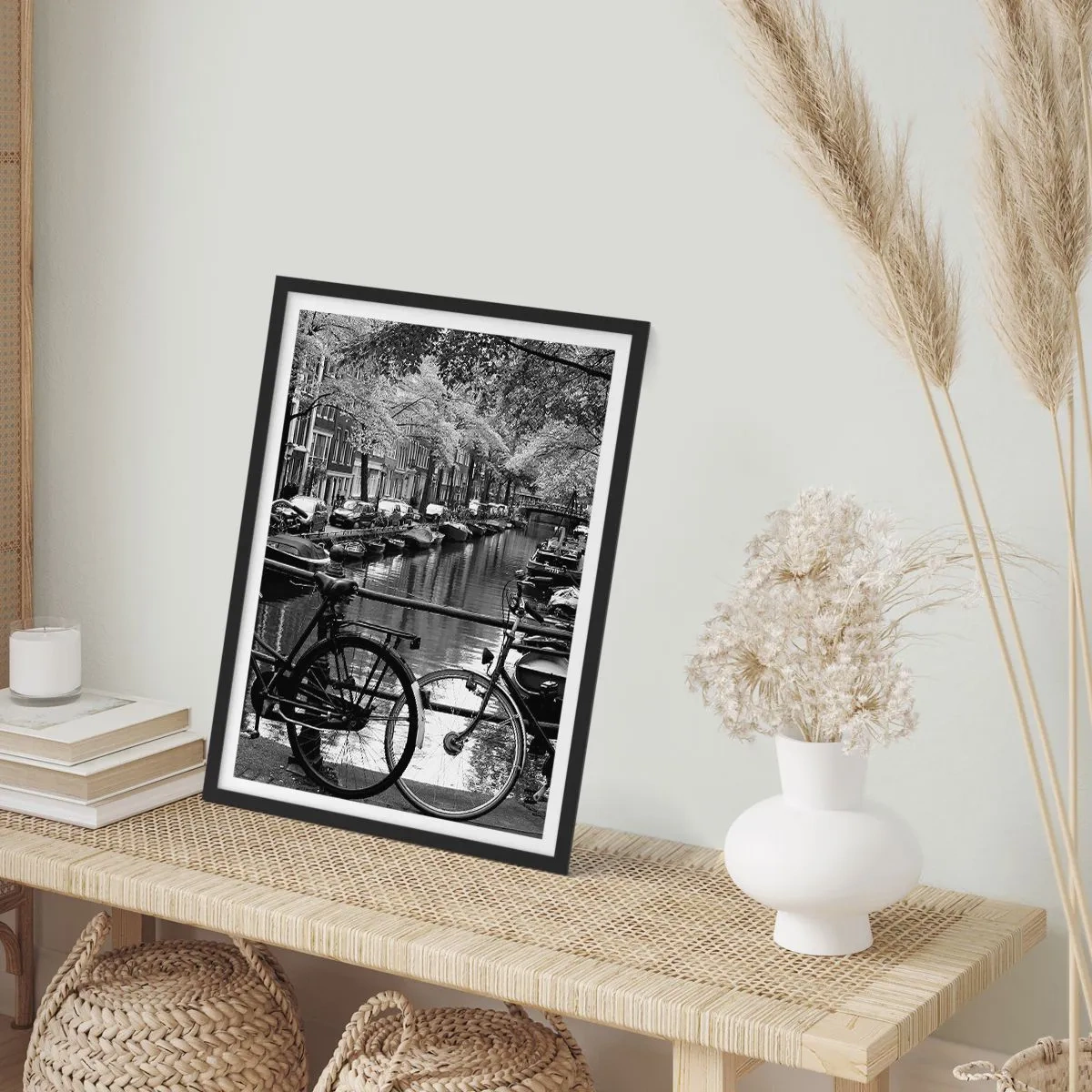 Poster in black frame - A Very Dutch View - 40x50 cm