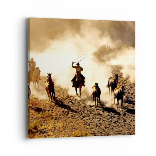 Canvas picture - Really Wild West - 40x40 cm