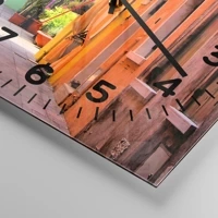 Clock face with numbers