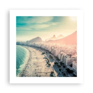 Poster - Eternal Holiday in Rio - 40x40 cm