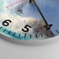 Clock face with numbers