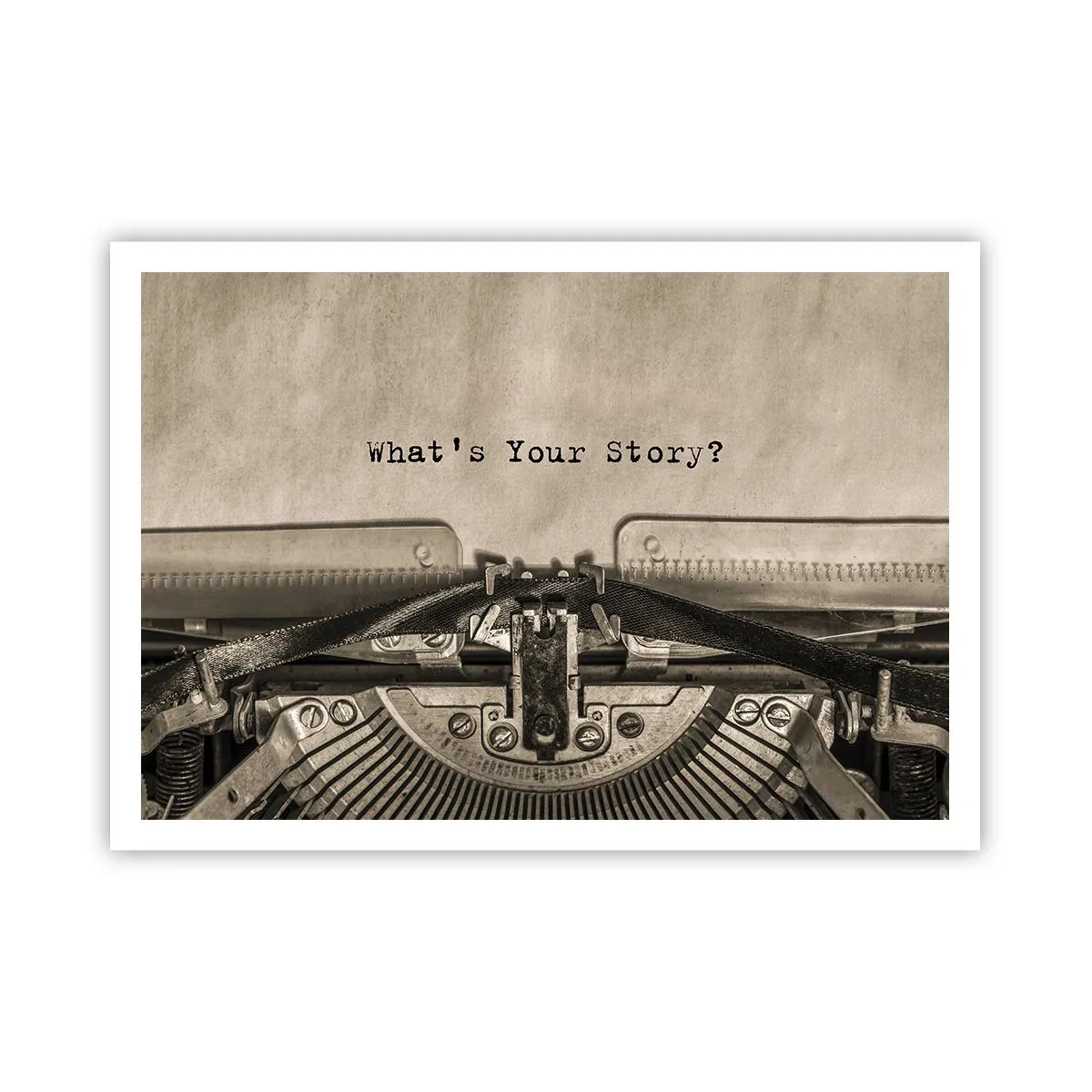 Poster - Tell Me  - 100x70 cm