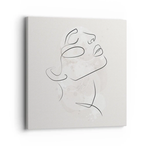 Canvas picture - Outline of Happiness - 40x40 cm
