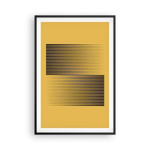 Poster in black frame - Square Opposites - 61x91 cm