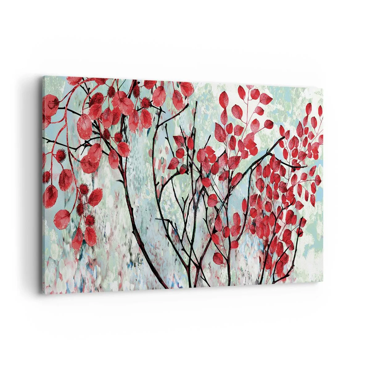 Canvas picture - Tree in Scarlet - 100x70 cm