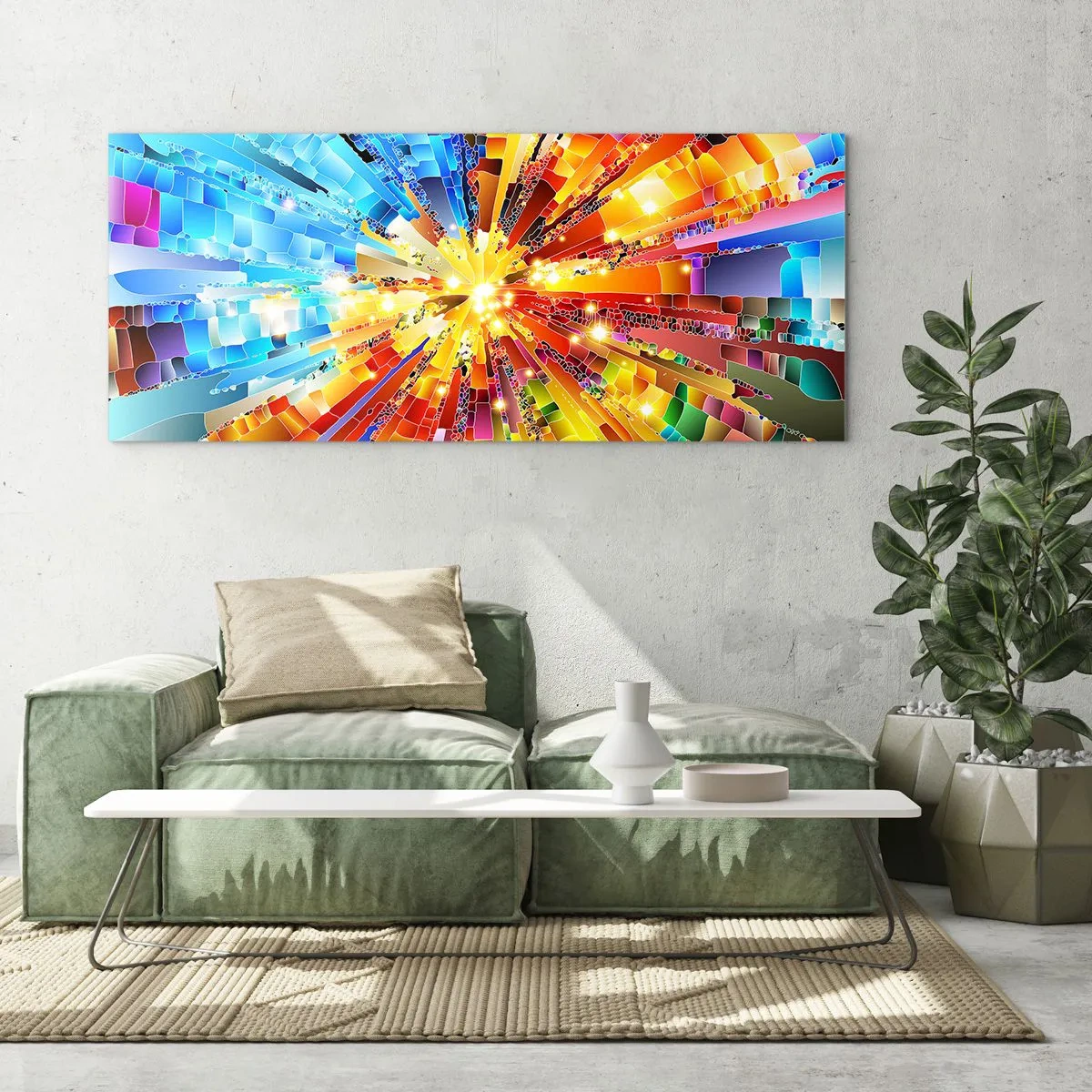 Glass picture - In Medias Res - 120x50 cm
