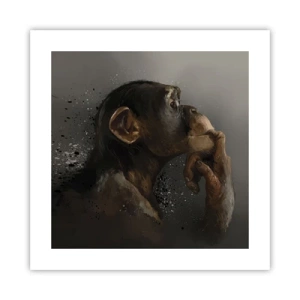 Poster - Certainly a Thinker - 40x40 cm