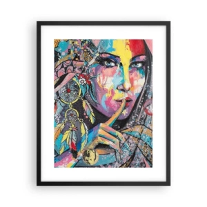 Poster in black frame - Don't Talk Until You Understand - 40x50 cm