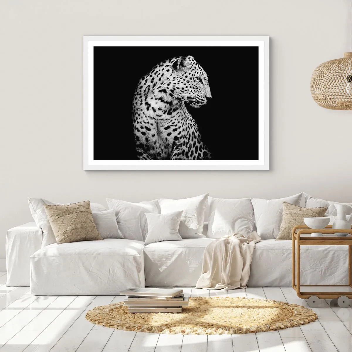 Poster in white frmae - A Perfect Right Profile  - 40x30 cm