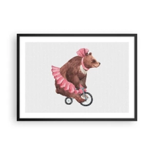 Poster in black frame - What a Circus! - 70x50 cm