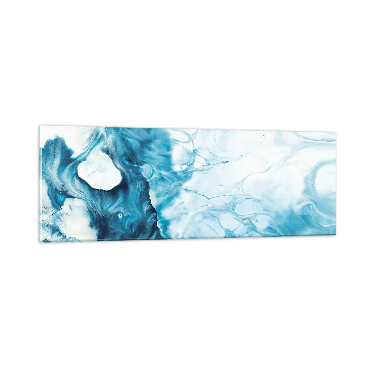 Glass picture - Concert of Blue - 90x30 cm