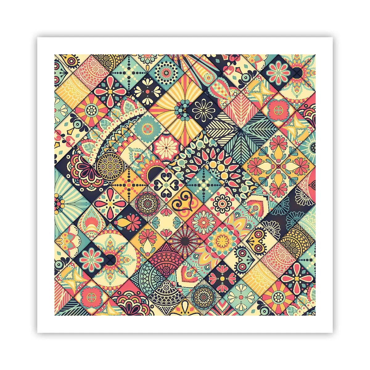 Poster - Moroccan Style - 60x60 cm
