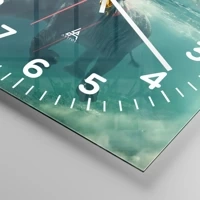 Clock face with numbers