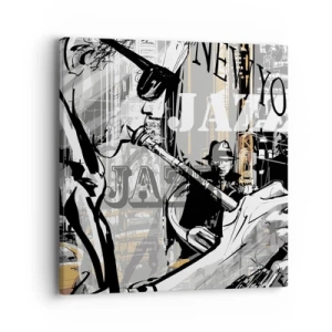 Canvas picture - In the Rhythm of New York - 40x40 cm