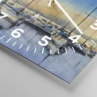Clock face with numbers