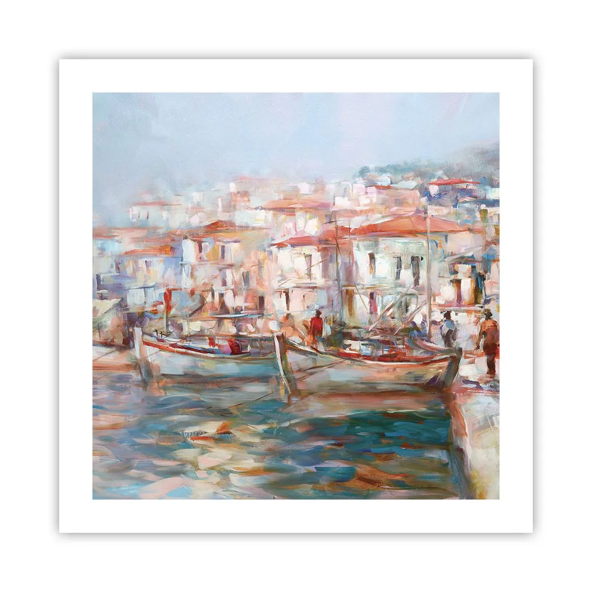 Poster - Holidays in Pastel - 50x50 cm
