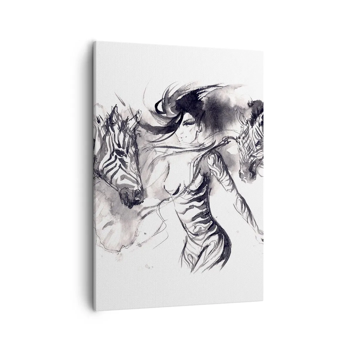 Canvas picture - Dancing With Zebras - 50x70 cm