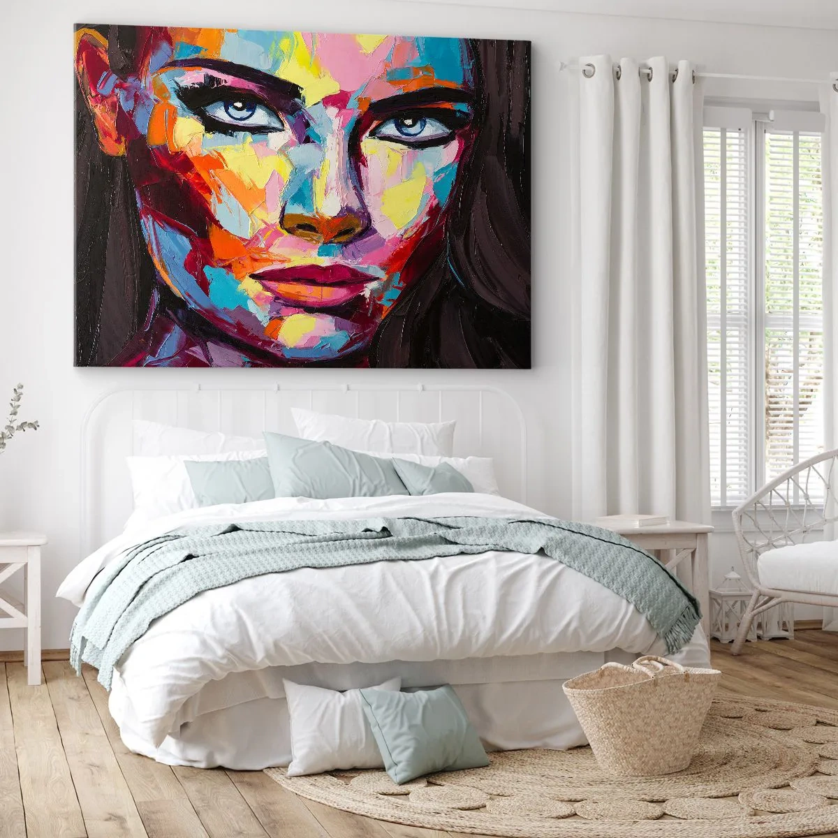 Canvas picture - Soul Is Also Colourful - 100x70 cm
