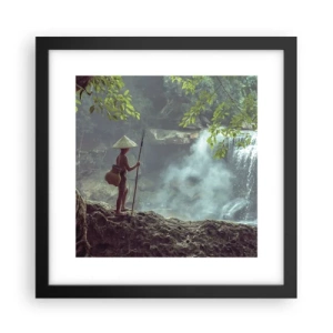 Poster in black frame - Friends with Nature - 30x30 cm
