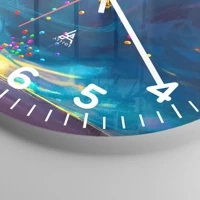 Clock face with numbers