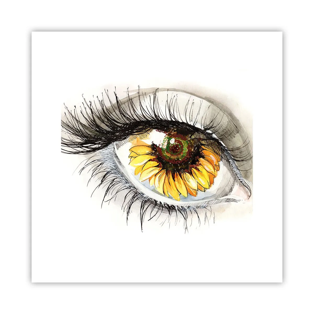 Poster - Look Hot As a Summer - 30x30 cm
