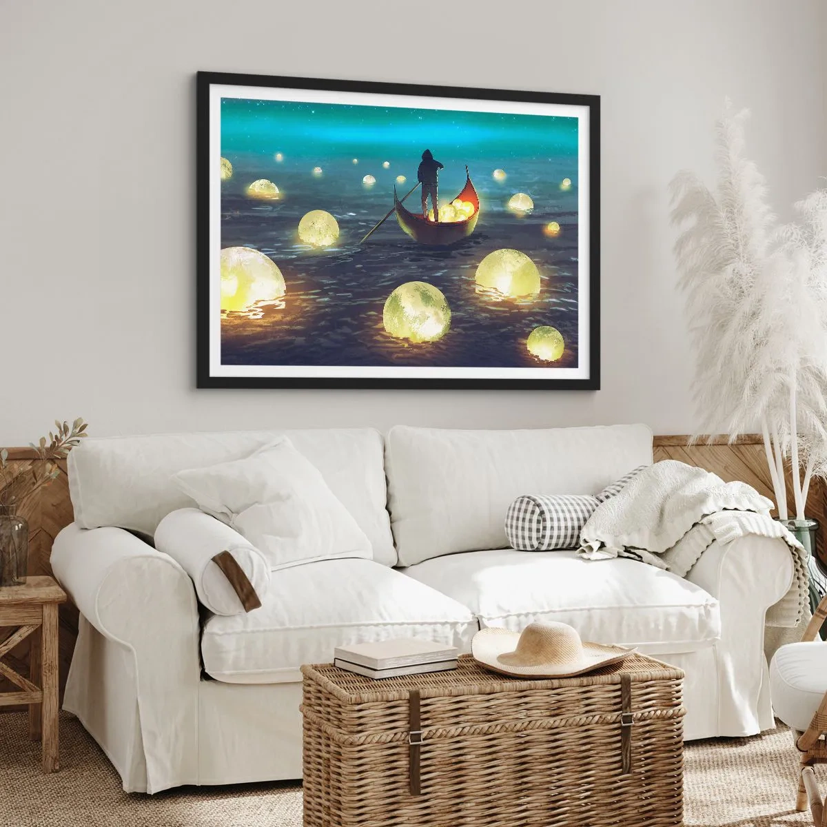 Poster in black frame - Things that Philosophers Did Not Dream About - 100x70 cm