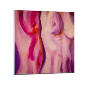 Glass picture - Ode to Womanhood - 30x30 cm