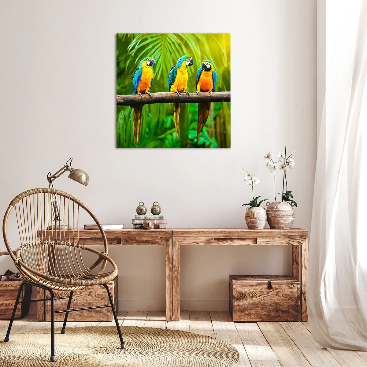 Canvas picture - Did You Hear that She…? - 30x30 cm